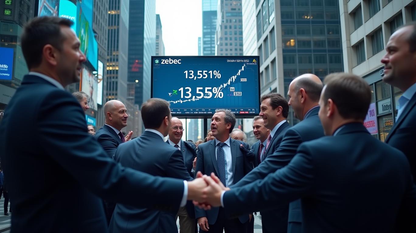 Zebec Network Surges 13.551% on Payroll Processing Success