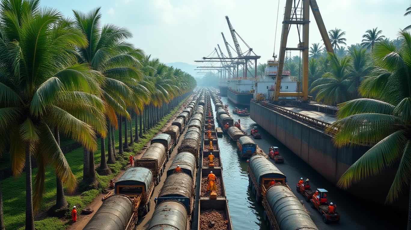 Malaysia's Palm Oil Exports Surge 25%, Driving Global Prices Higher