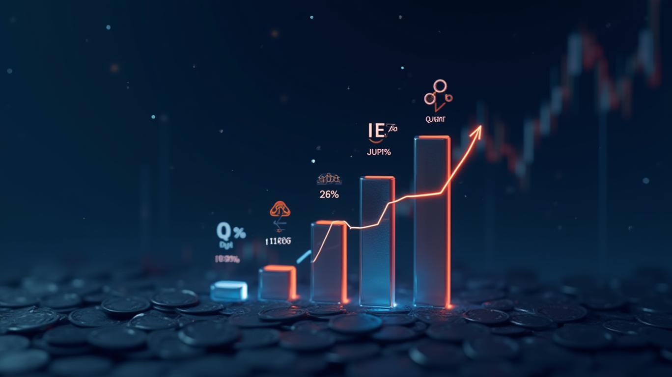Quant, Jupiter, Injective Surge with 39%, 26%, 37% Gains