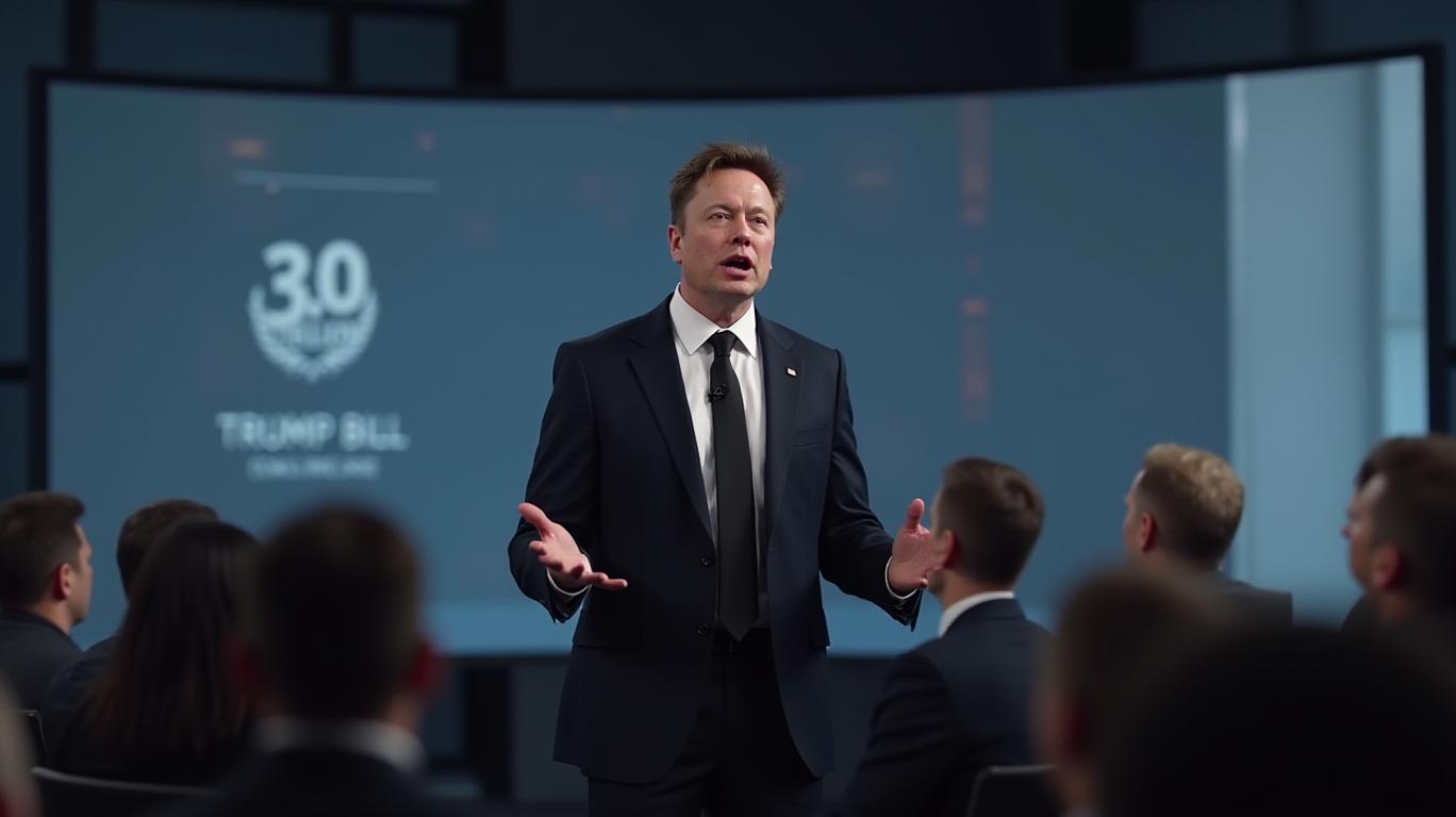 Elon Musk Criticizes Trump Bill for 3.8 Trillion Deficit Increase