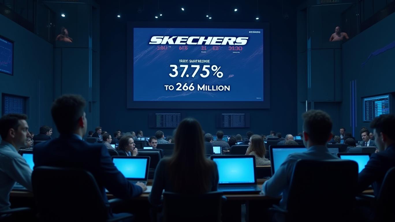 Skechers Trading Volume Plummets 37.25% to $332 Million Ranking 266th in Market