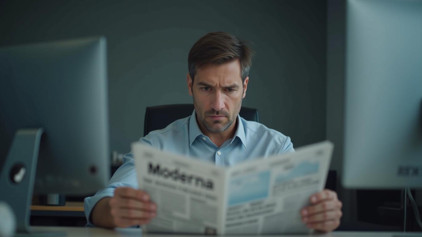 Moderna's Trading Volume Drops 46.94% to $209 Million, Stock Falls to 417th in Daily Rankings