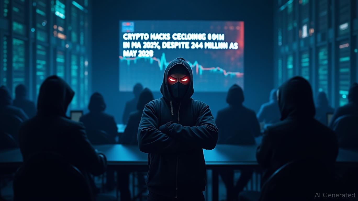 Crypto Hacks Decline 39% in May 2025 Despite $244 Million Loss
