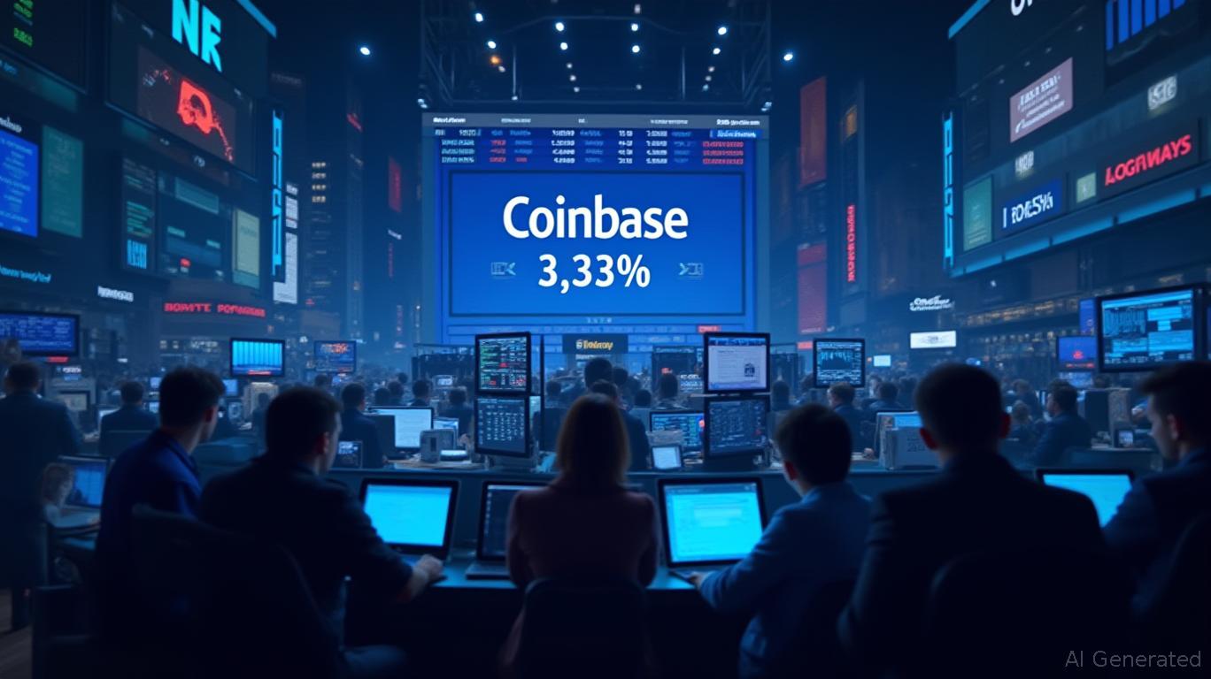 Crypto Stocks Surge Led by Coinbase 0.33% Gain