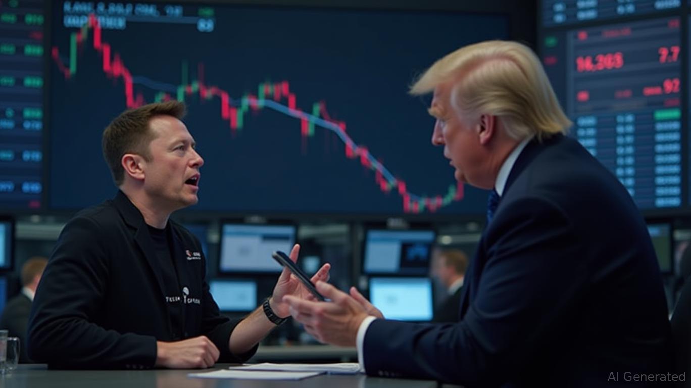 Stocks Slide as Musk-Trump Feud Escalates, Tesla Plunges 