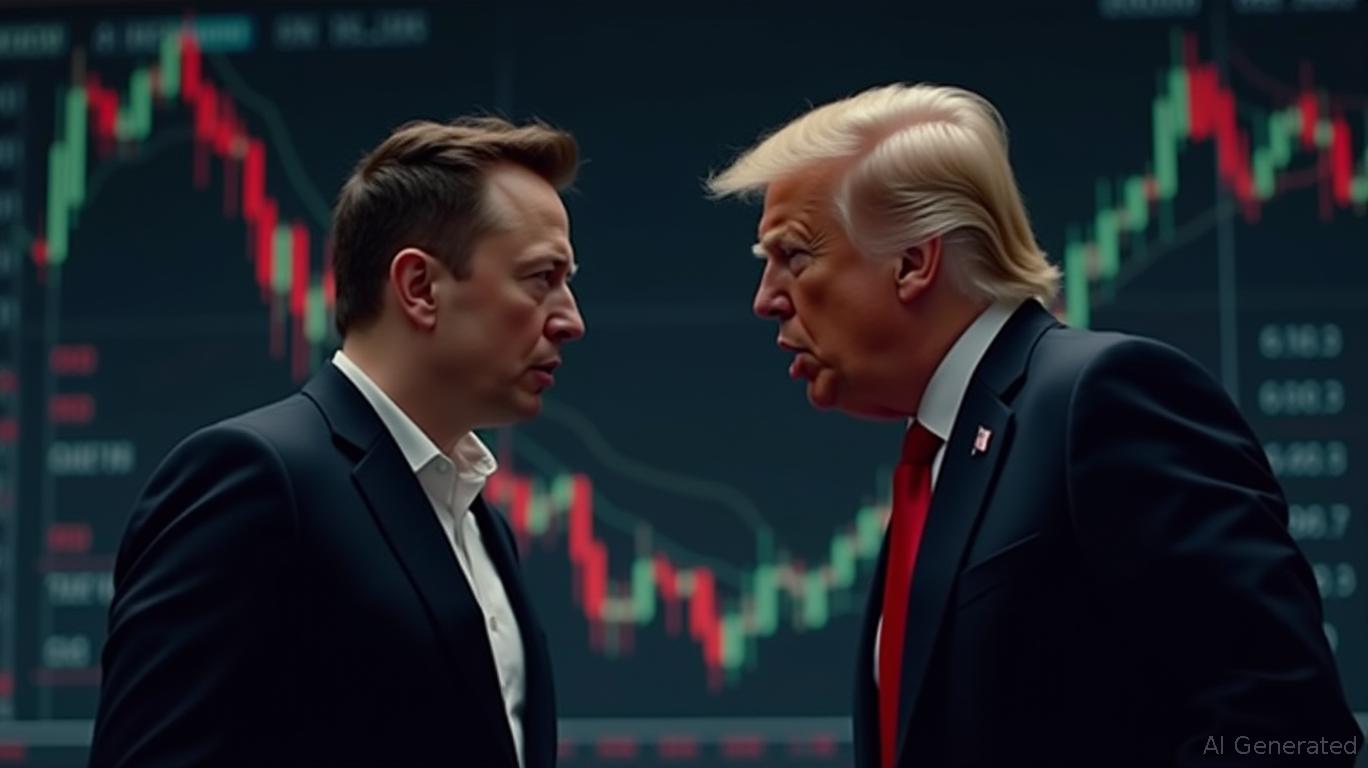 Dogecoin's Volatility Amid Musk-Trump Conflict: Strategic Opportunities in Technical and Sentiment Shifts