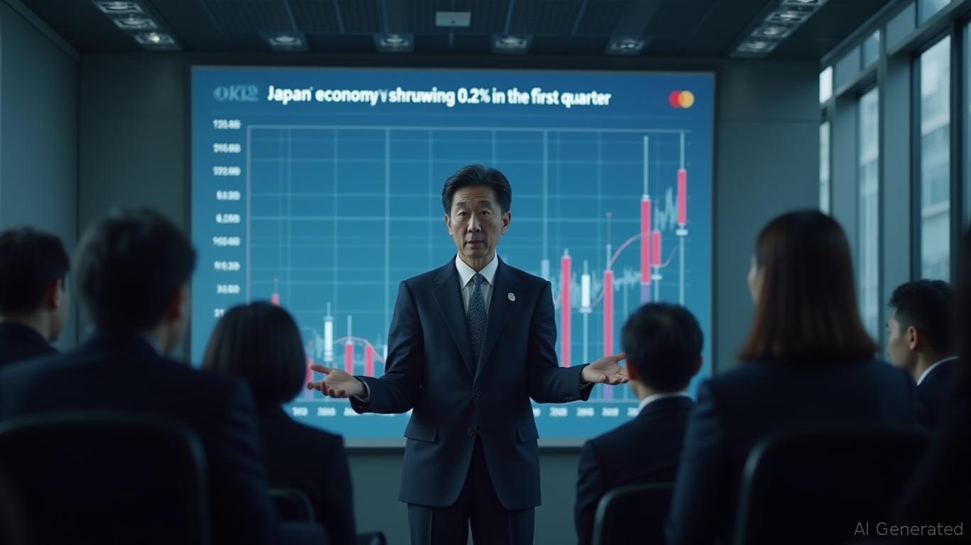 Japan's Economy Shrinks 0.2% in First Quarter, Beats Forecasts