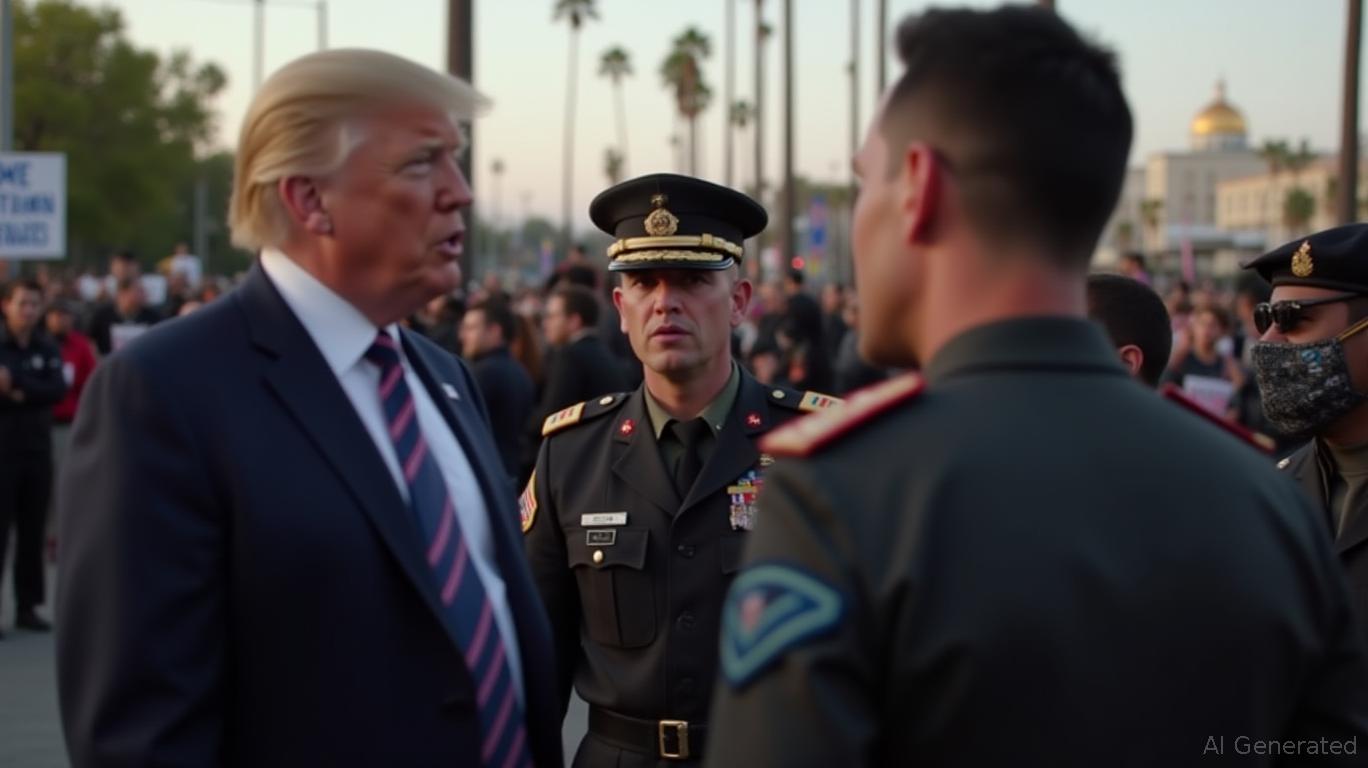 Trump, Newsom Clash Over LA Protests, National Guard Deployment
