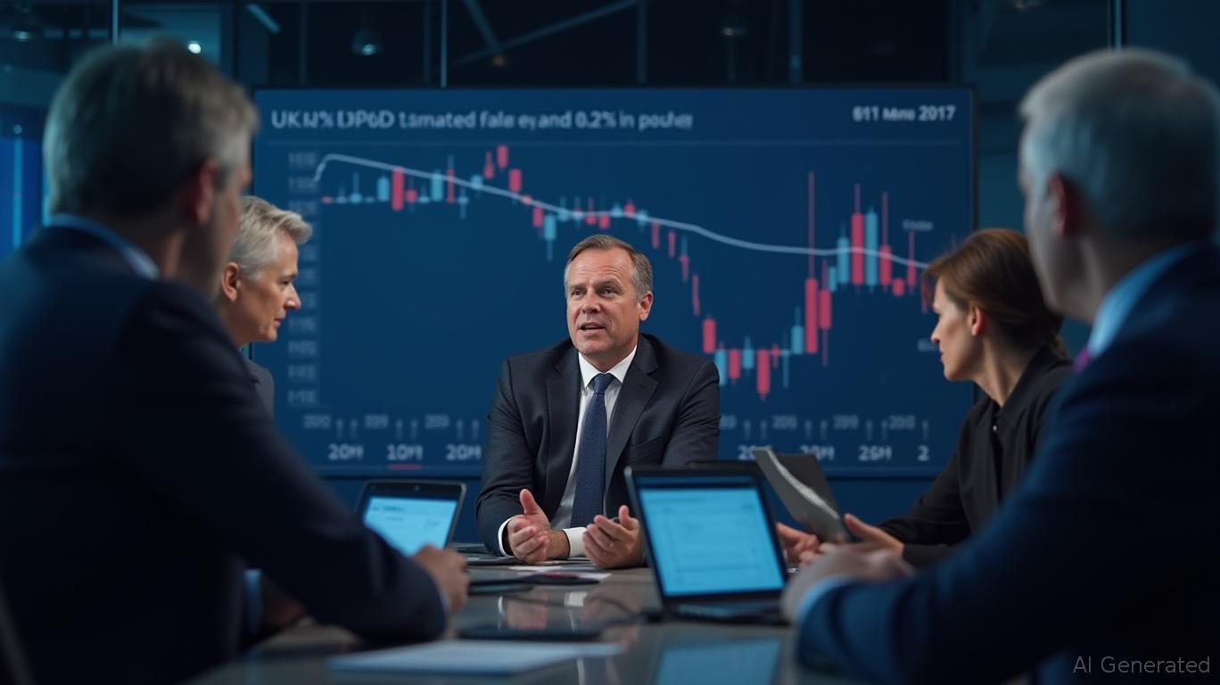 UK GDP Contracts 0.3% in April, Pound Falls 0.2% Against Euro