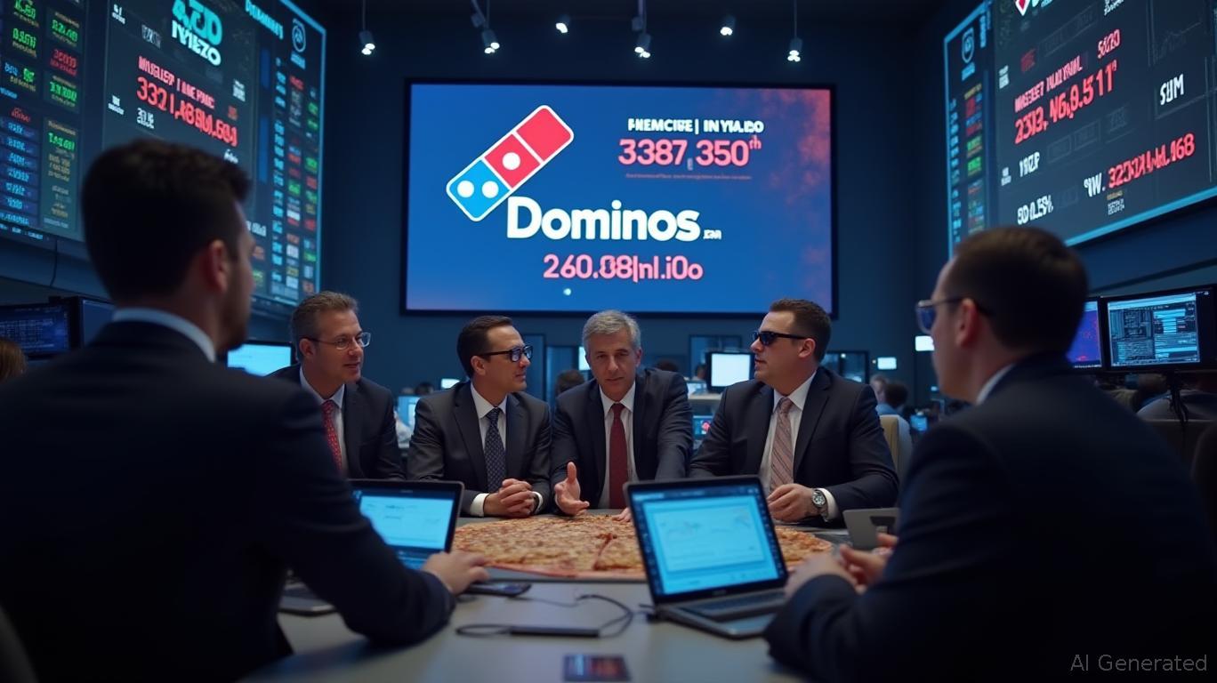 Domino's Pizza Surges to 250th in Trading Volume with $387 Million in Shares Exchanged