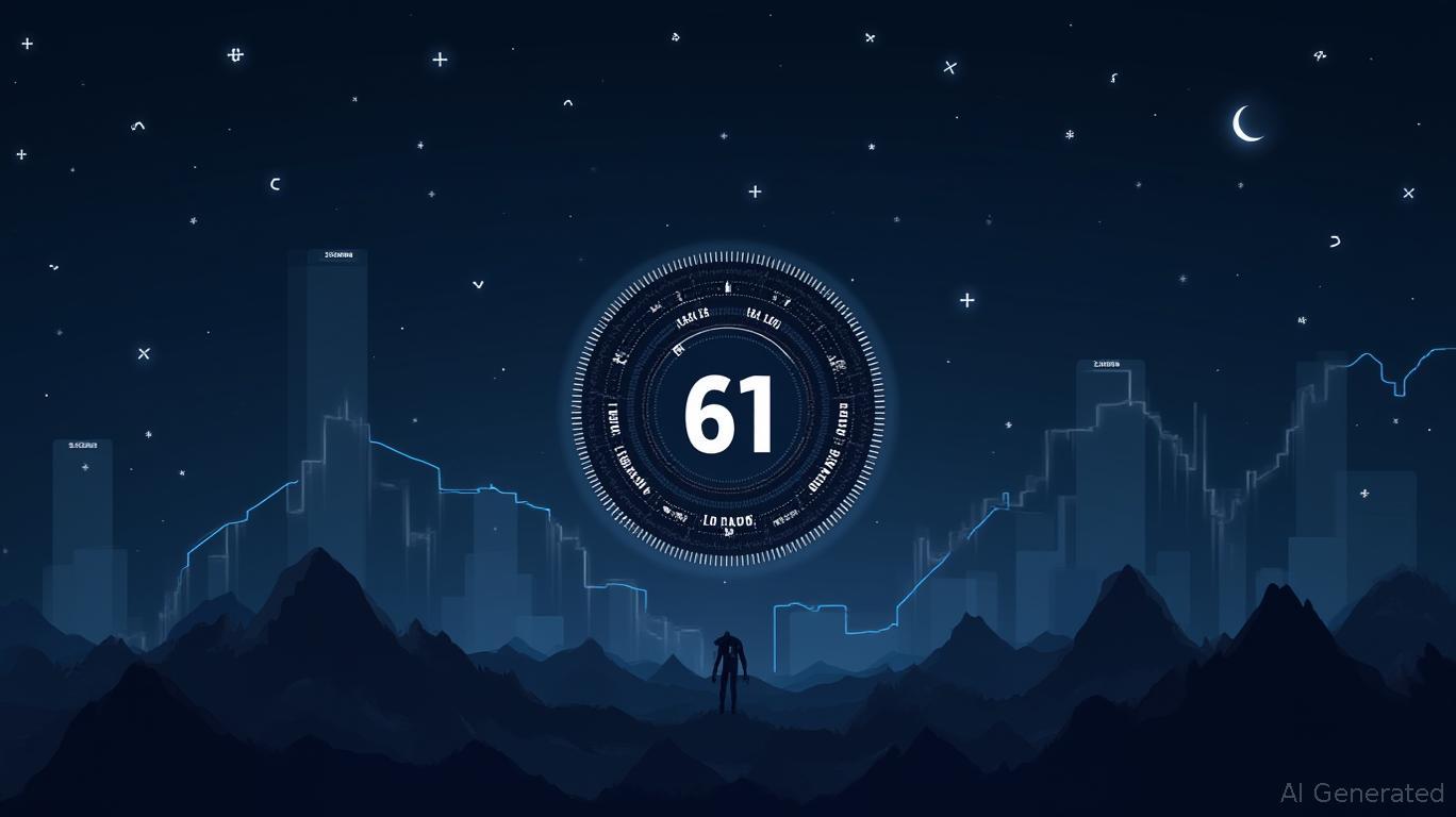 Crypto Fear and Greed Index at 61 Shows Market Greed Despite Volatility