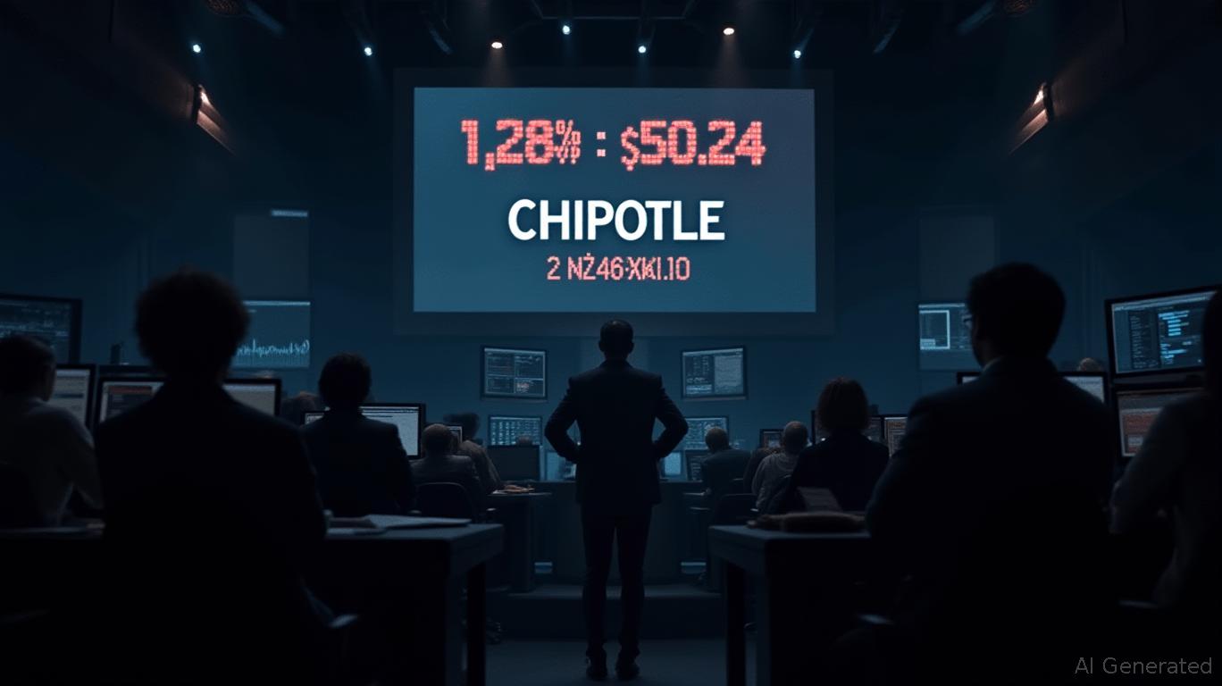 Chipotle Stock Falls 1.28% To $50.24 Amid Bearish Technical Signals