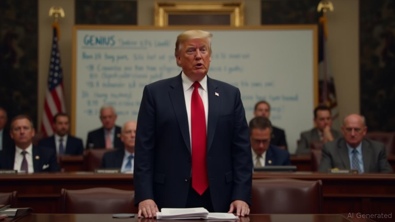 Trump Urges House to Pass GENIUS Act for Stablecoin Regulation