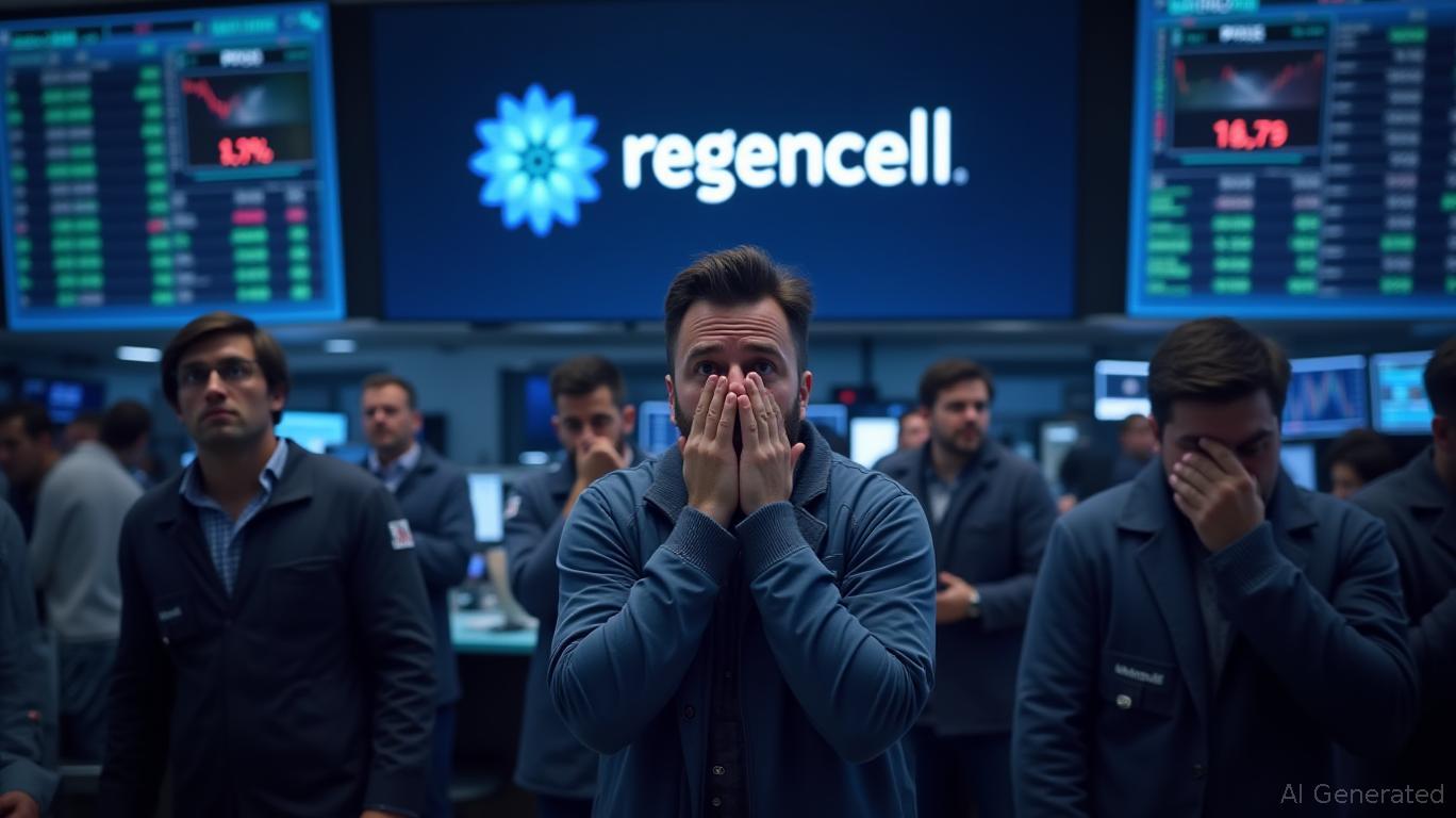 Regencell Bioscience Plunges 15.15% Amid Bearish Technicals