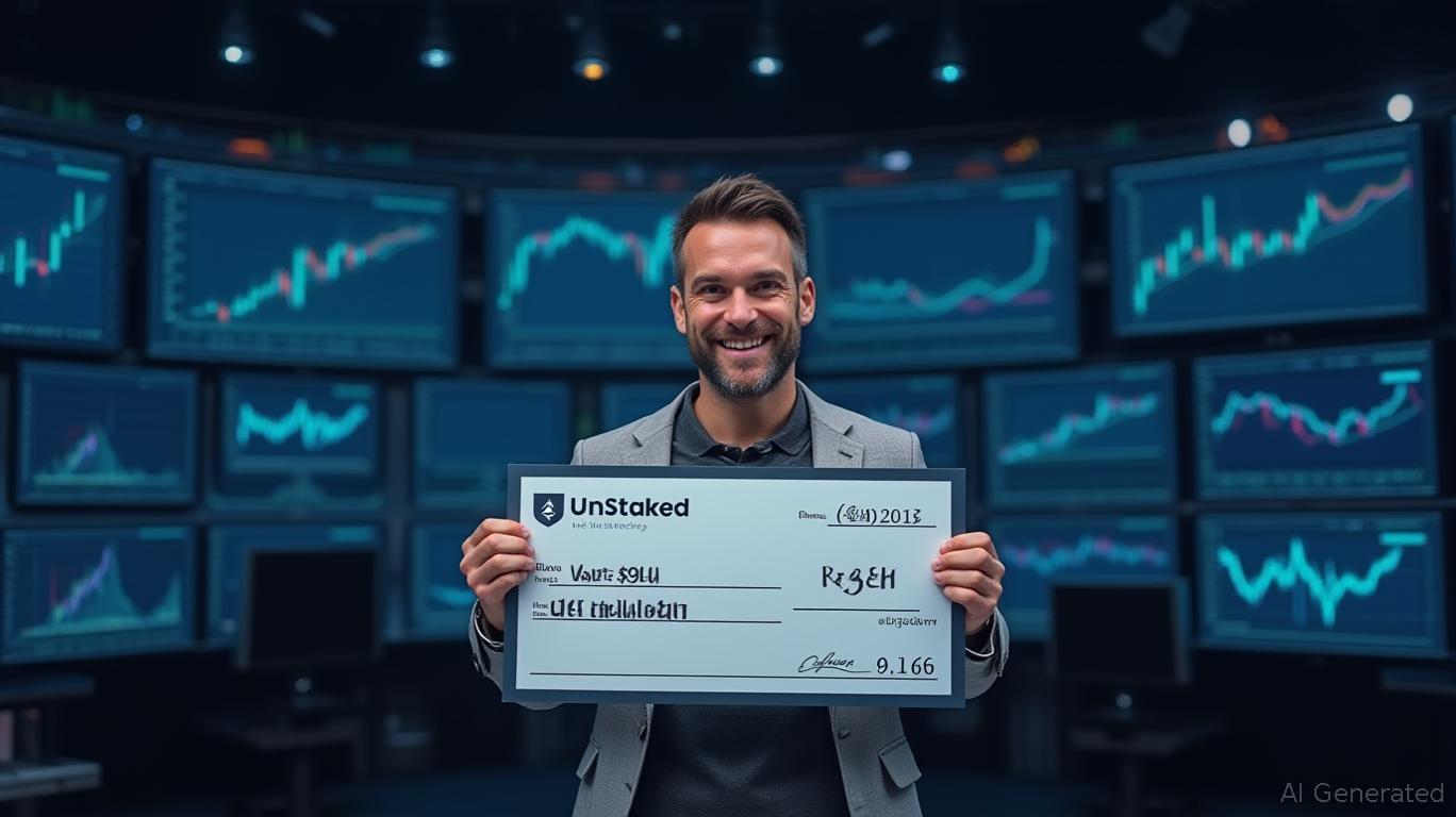 Unstaked Raises $10.2 Million With 2,700% Potential Return Ethereum Dips 9% Amid Whale Buying Dogecoin Tests Key Resistance at $0.166