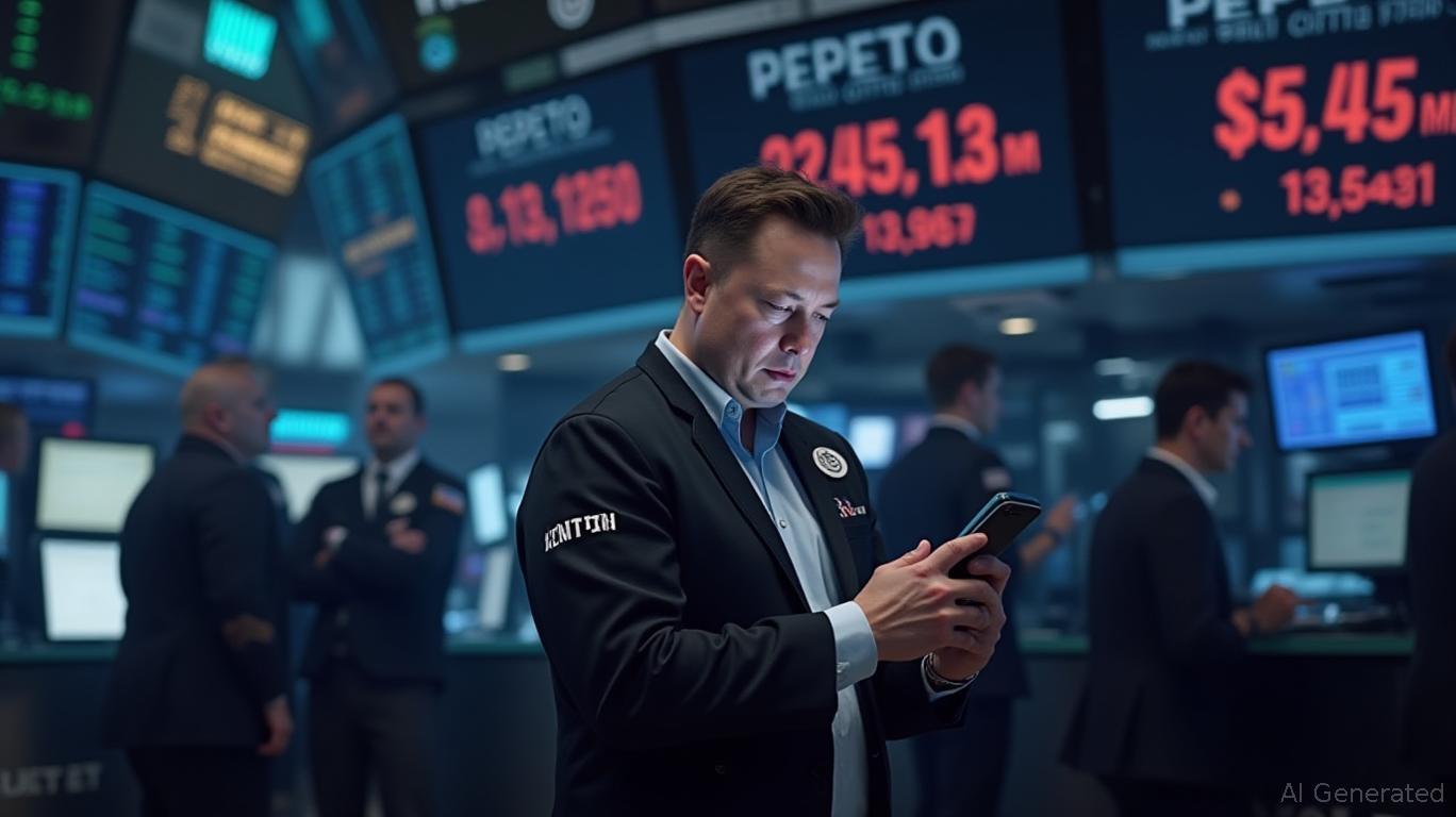 Elon Musk's Tweet Sparks 9.1% Drop in PEPE, PEPETO Raises $5.45 Million