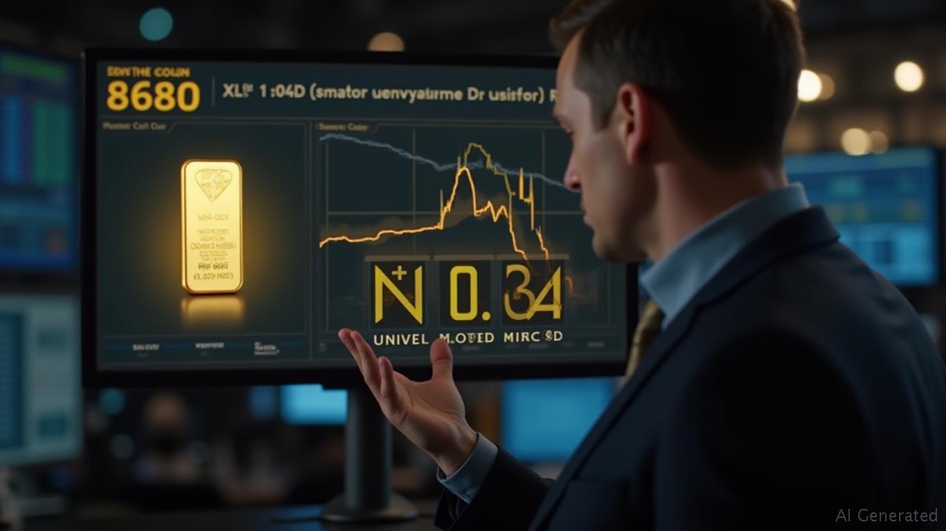 Spot Gold Declines Over 2% Intraday.