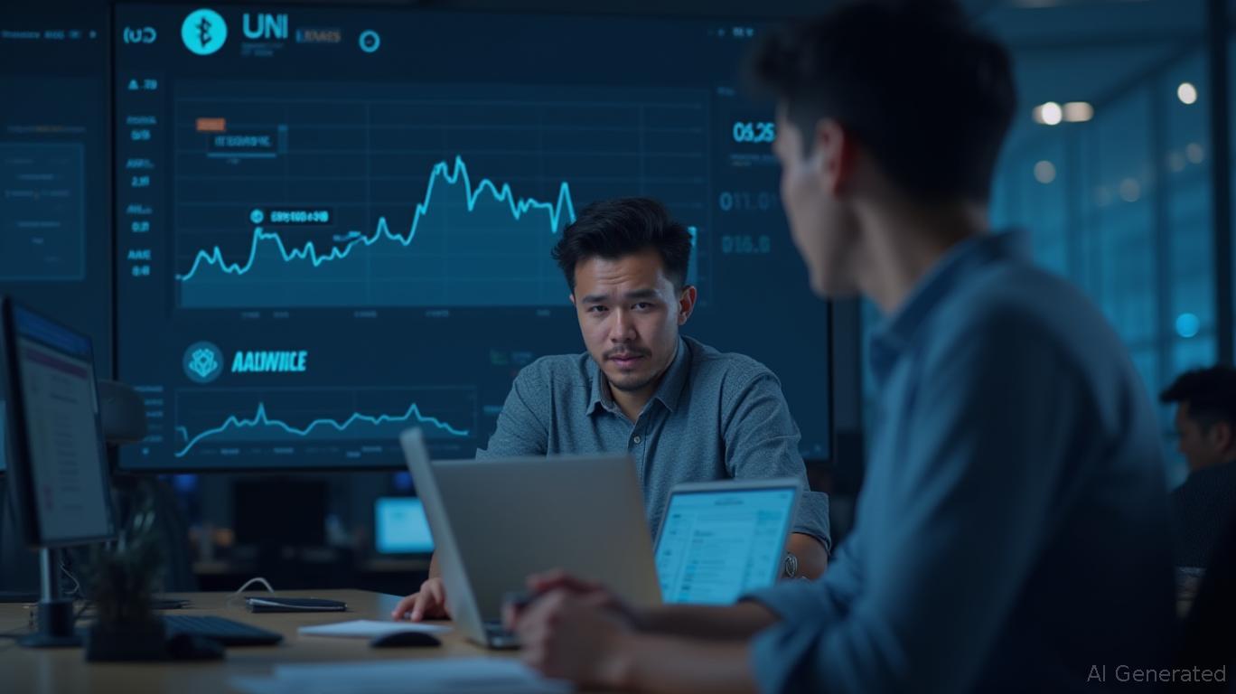 UNI Surges 10.54% in Month, AAVE Drops 2.51%