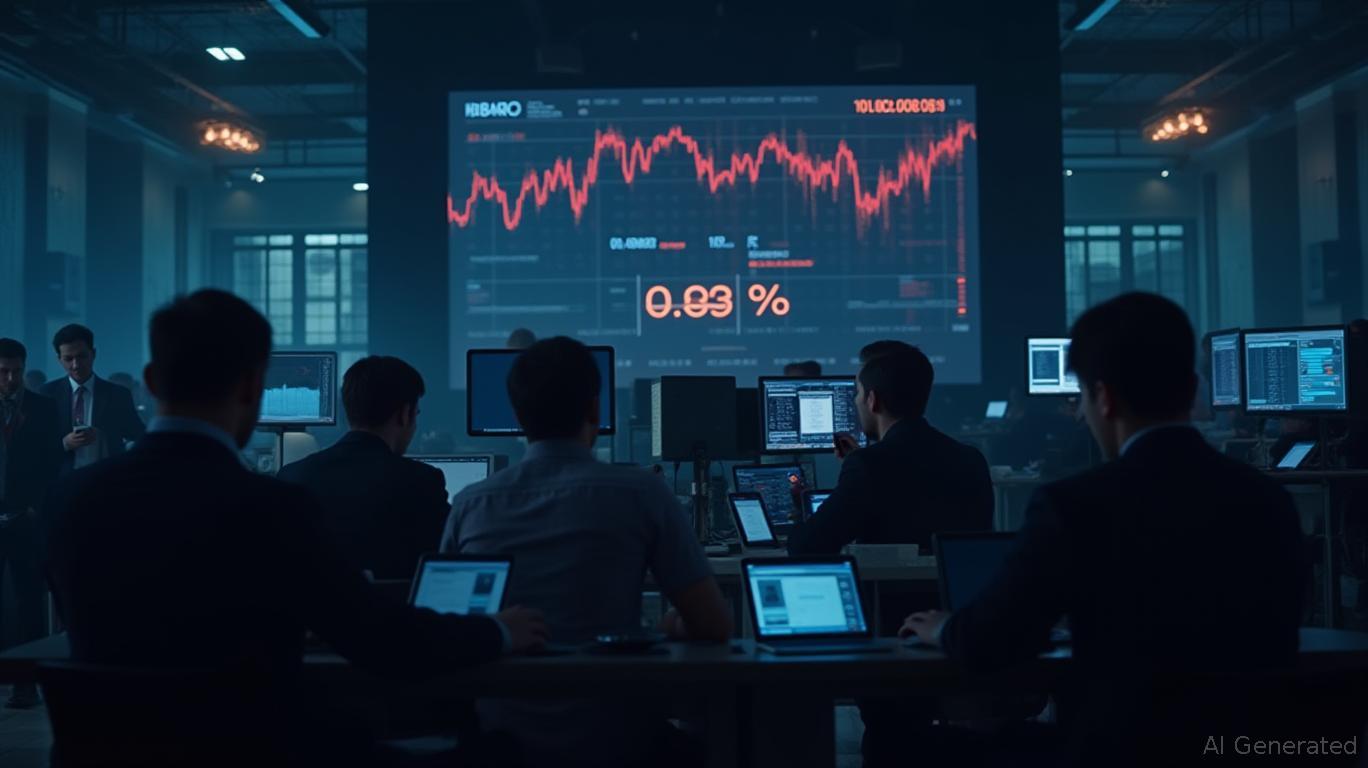 HBAR Drops 1.63% as Short Bets Rise, Bearish Sentiment Dominates