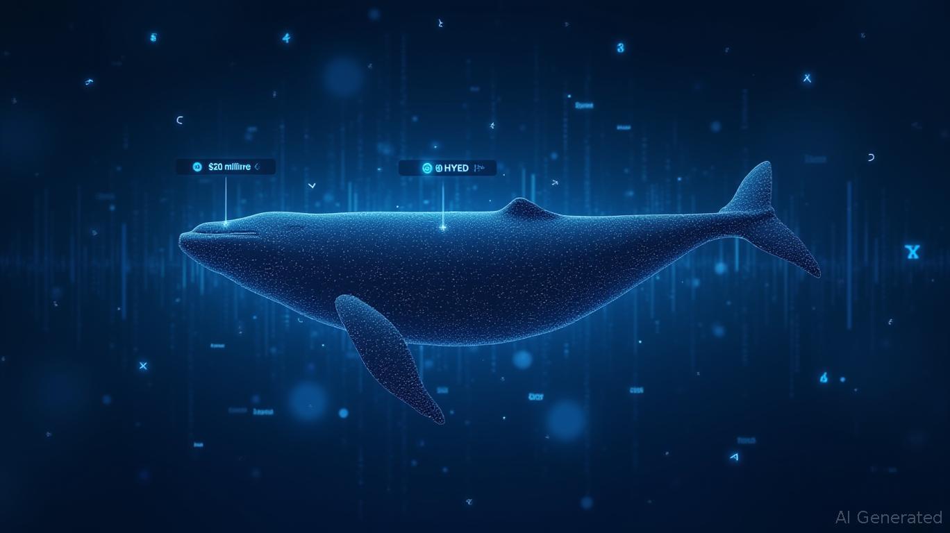 Whale Deposits $20 Million USDC into Hyperliquid, Accumulates $HYPE with 162,000 Unrealized Profit