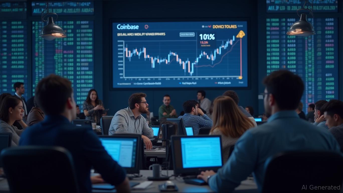 Coinbase Stock Surges 20% as Weekly Bitcoin Purchases Boost Investor Confidence