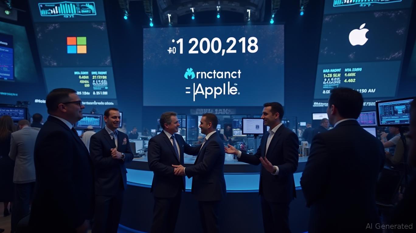 Nasdaq Hits 20,218 Points Driven by Tech Giants Apple Microsoft