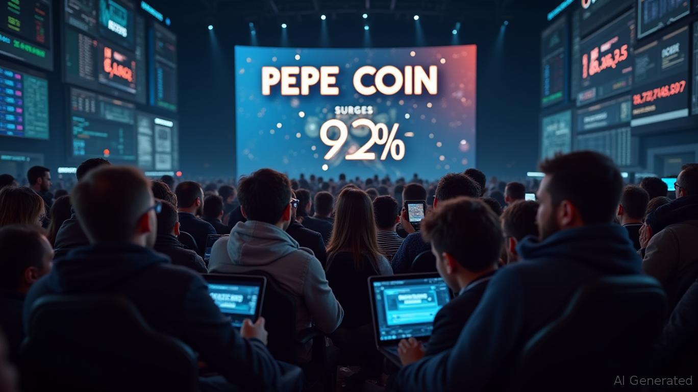 PEPE Coin Surges 92% Sparking Meme Coin Mania