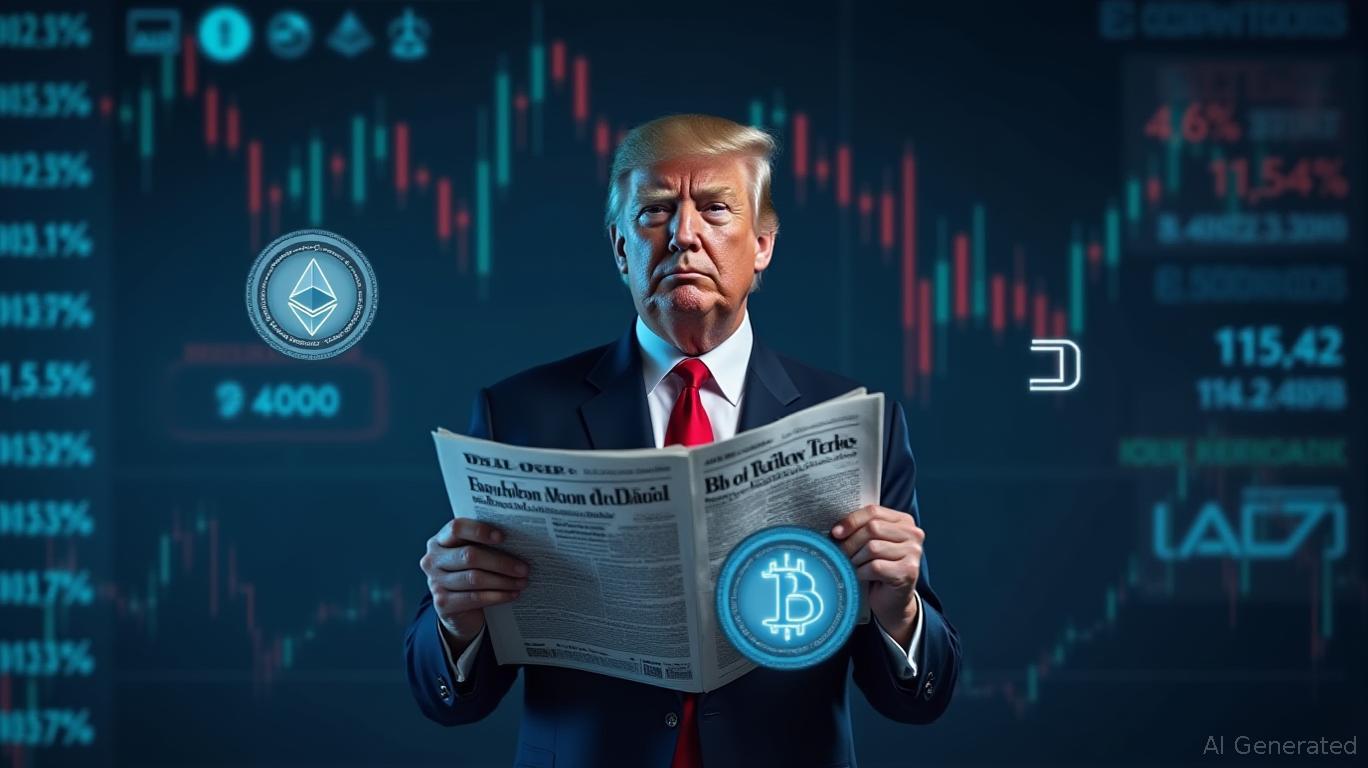 Trump's Tariff Threats Spark 4% Ethereum Drop, 1.5% Bitcoin Decline