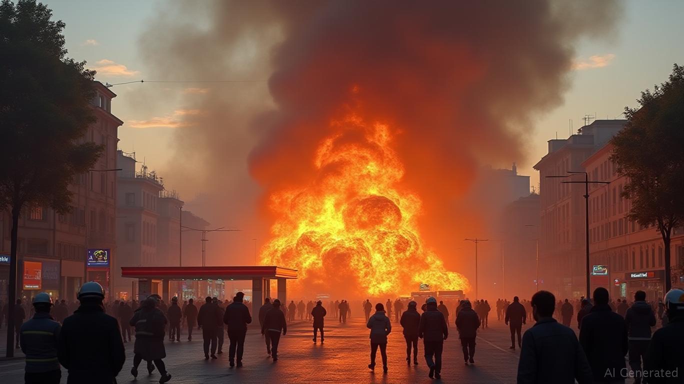 Gas station explosion in Rome injures several