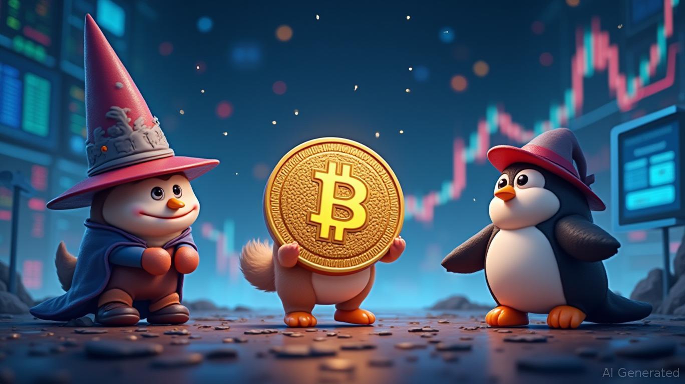 Meme Coins WIF, PEPE, PENGU Gain Traction, Challenge Dogecoin, Shiba Inu
