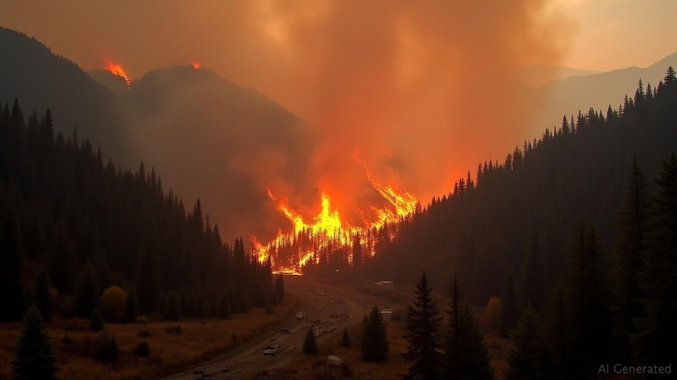 Crews Battle Out-of-Control Wildfire North of Lytton, B.C.