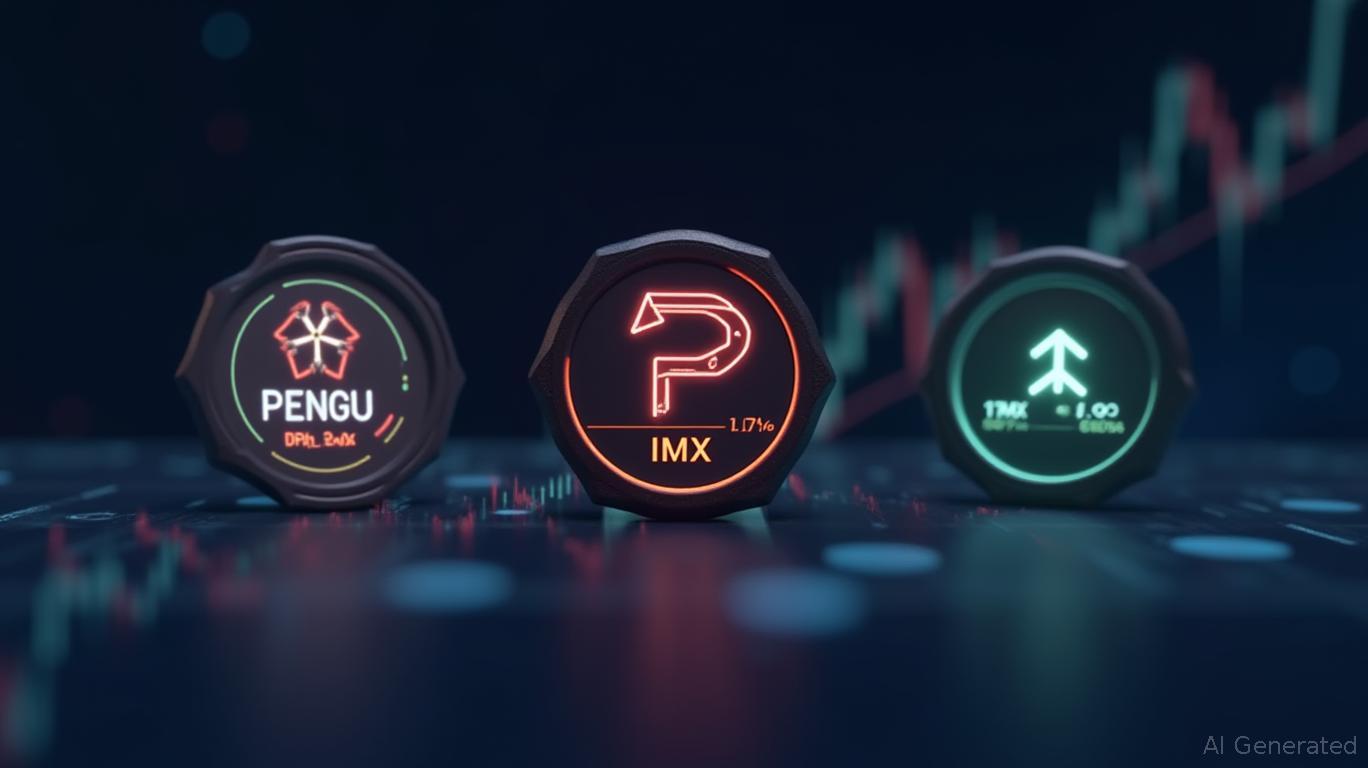 NFT Tokens Show Mixed Results PENGU Drops 6.91% IMX Falls 1.78% FORM Rebounds 0.58%