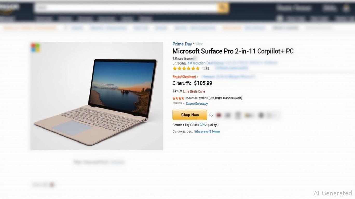 Amazon Prime Day Deal: Microsoft Surface Pro 11 Copilot+ PC for $1,045