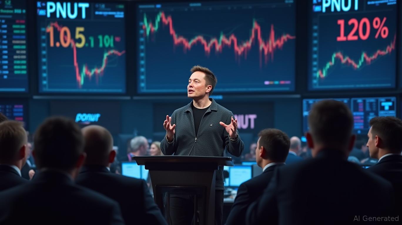 Elon Musk's Tweet Drives 120% Surge in PNUT Trading Volume