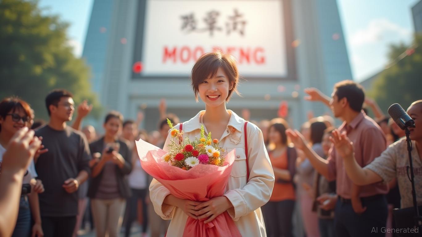 MOODENG Surges 15.57% on Moo Deng Birthday Celebration
