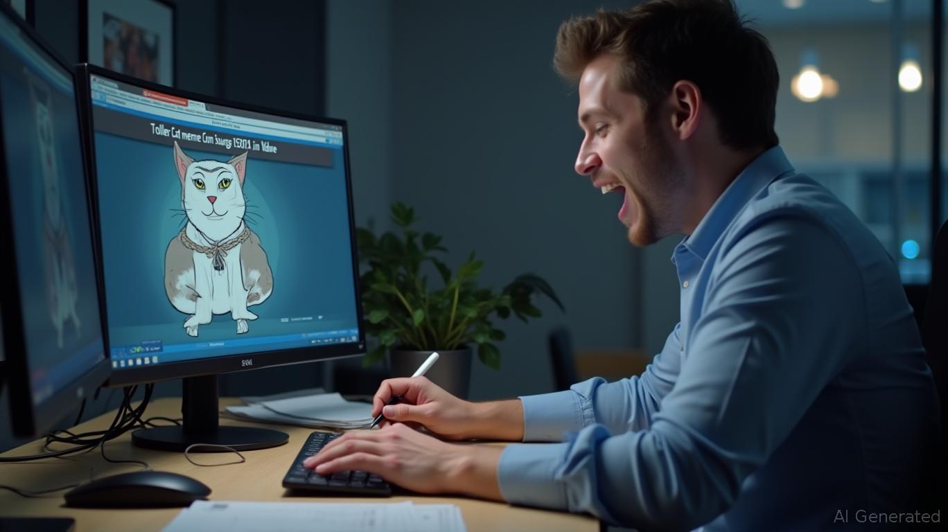 Troller Cat Meme Coin Surges 1581.2% in Value
