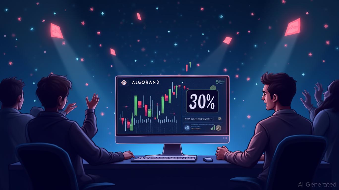 Algorand (ALGO) Surges 30% on Increased On-Chain Activity and Staking Interest
