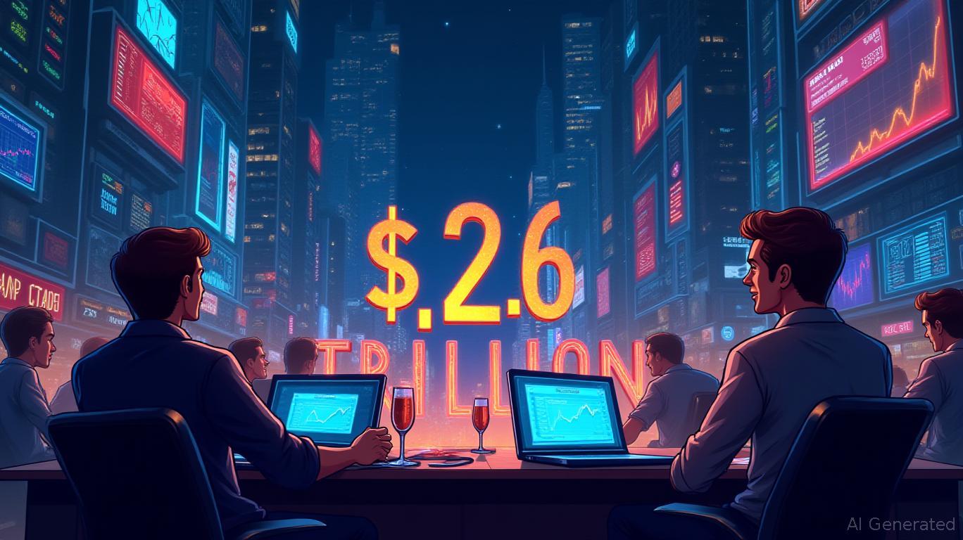 Crypto Market Cap Surpasses $2.6 Trillion As Digital Assets Become Integral To Financial Infrastructure