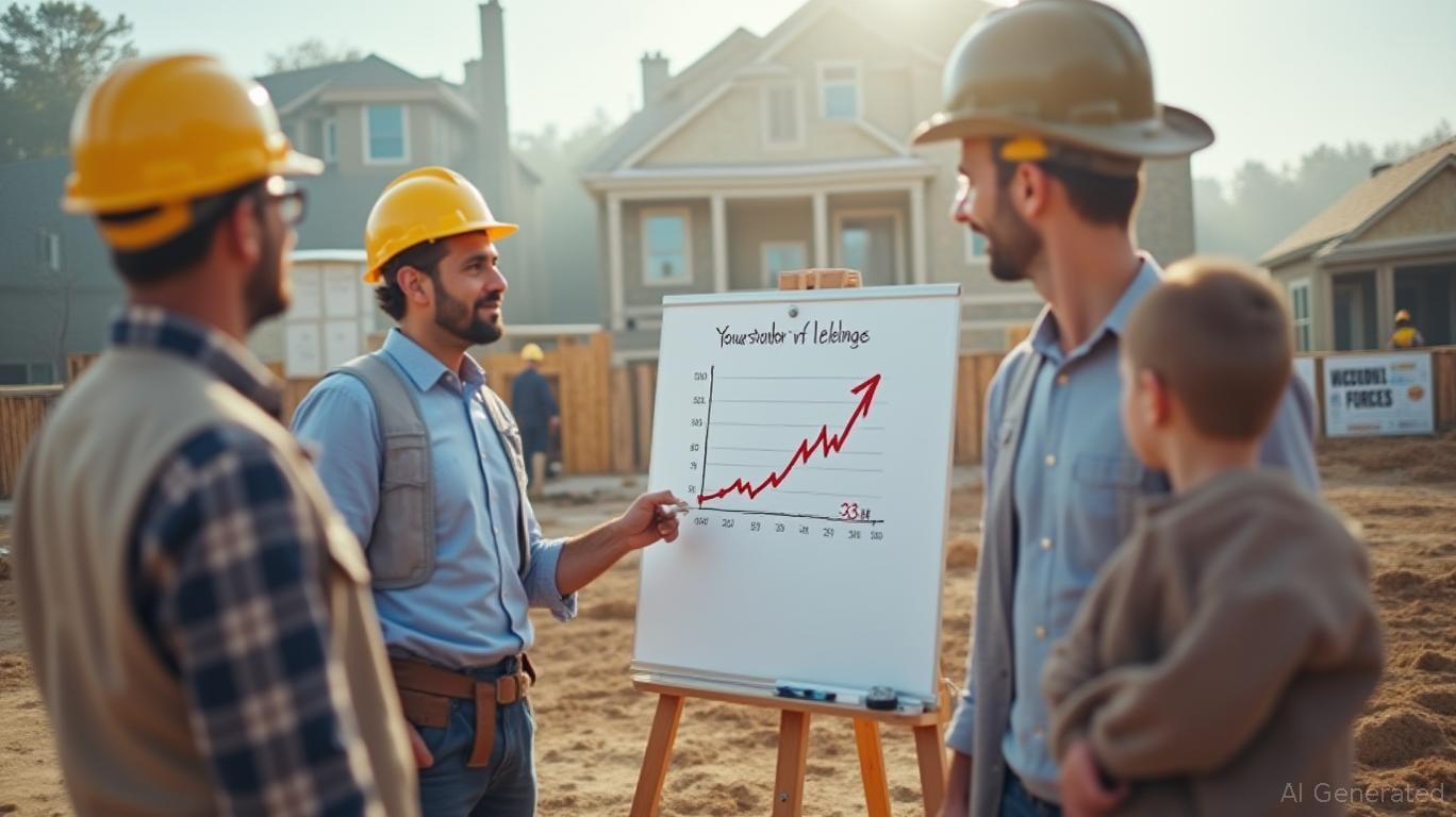 U.S. Homebuilder Confidence Rises 1 Point to 33, 38% Cut Prices