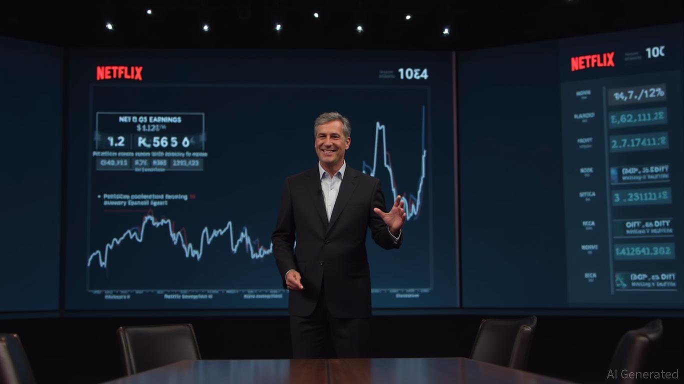 Netflix stock drops despite beating earnings expectations.