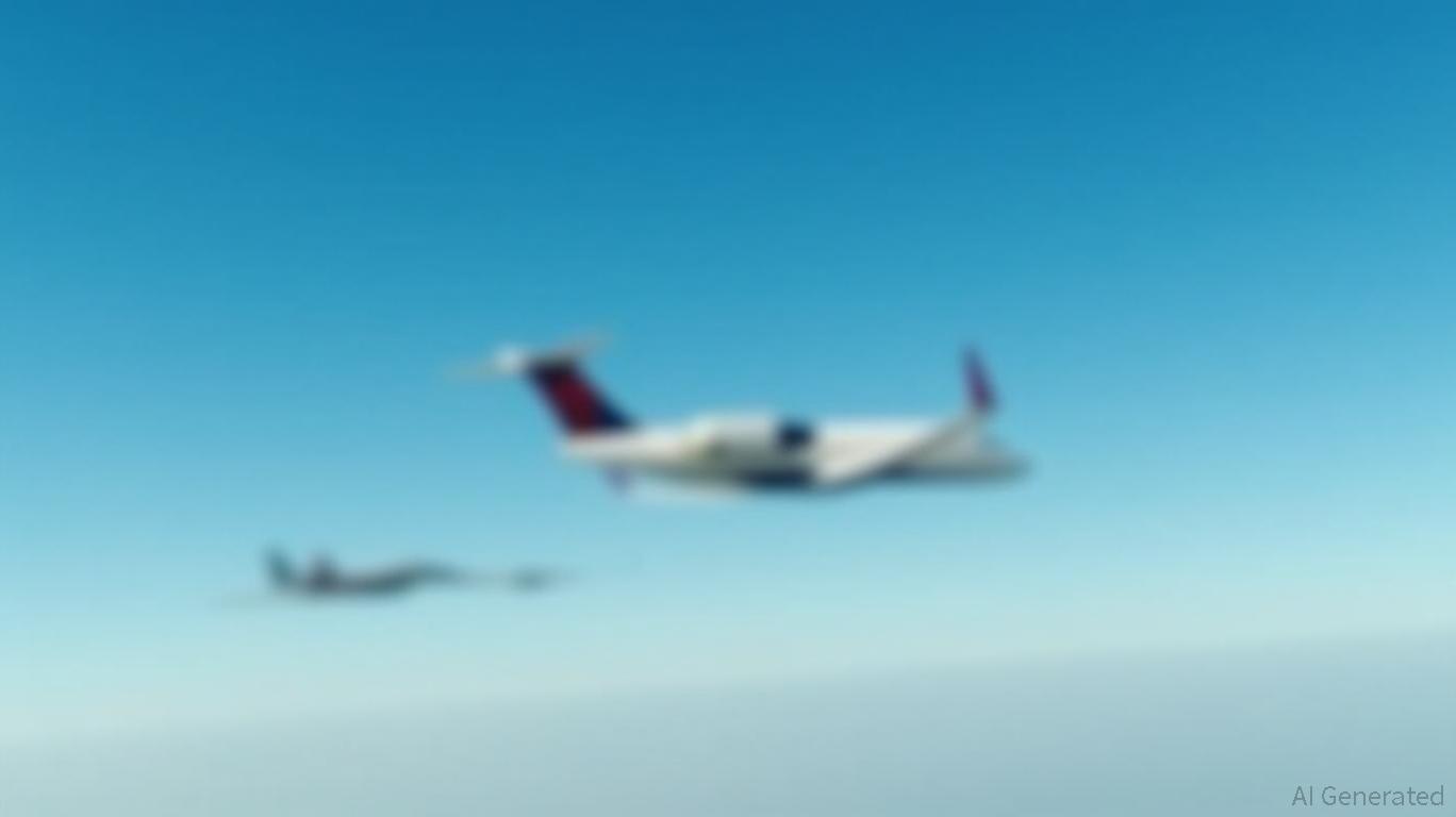 Delta Jet's Aggressive Maneuver Avoids B-52 Collision