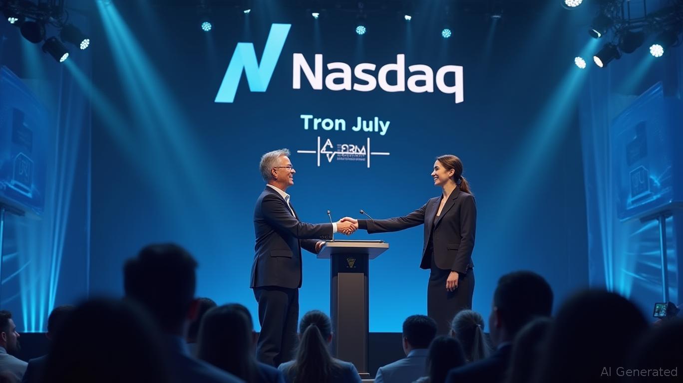 Tron Inc. to Ring Nasdaq Bell July 24 2025 After $100M Reverse Merger With SRM Entertainment