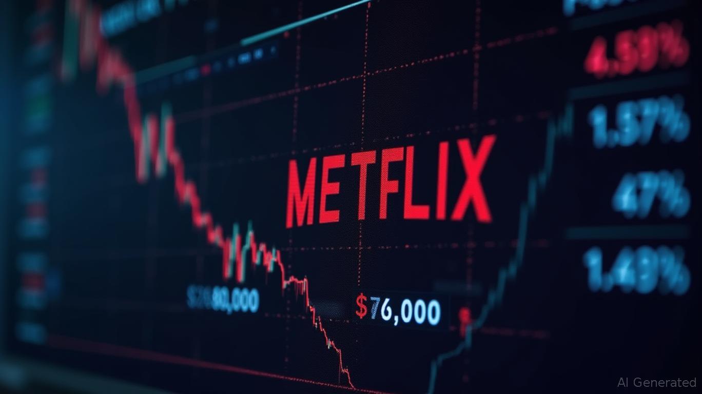 Netflix Stock Drops 4.58% in Two Days, Trading Volume Hits $5.283 Billion Ranking 14th