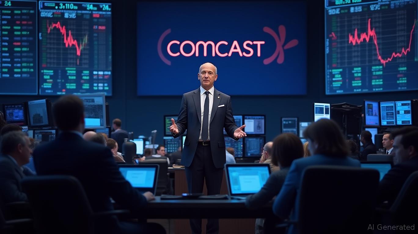 Comcast Drops 3.14% Amid Media Spin-Off Announcement