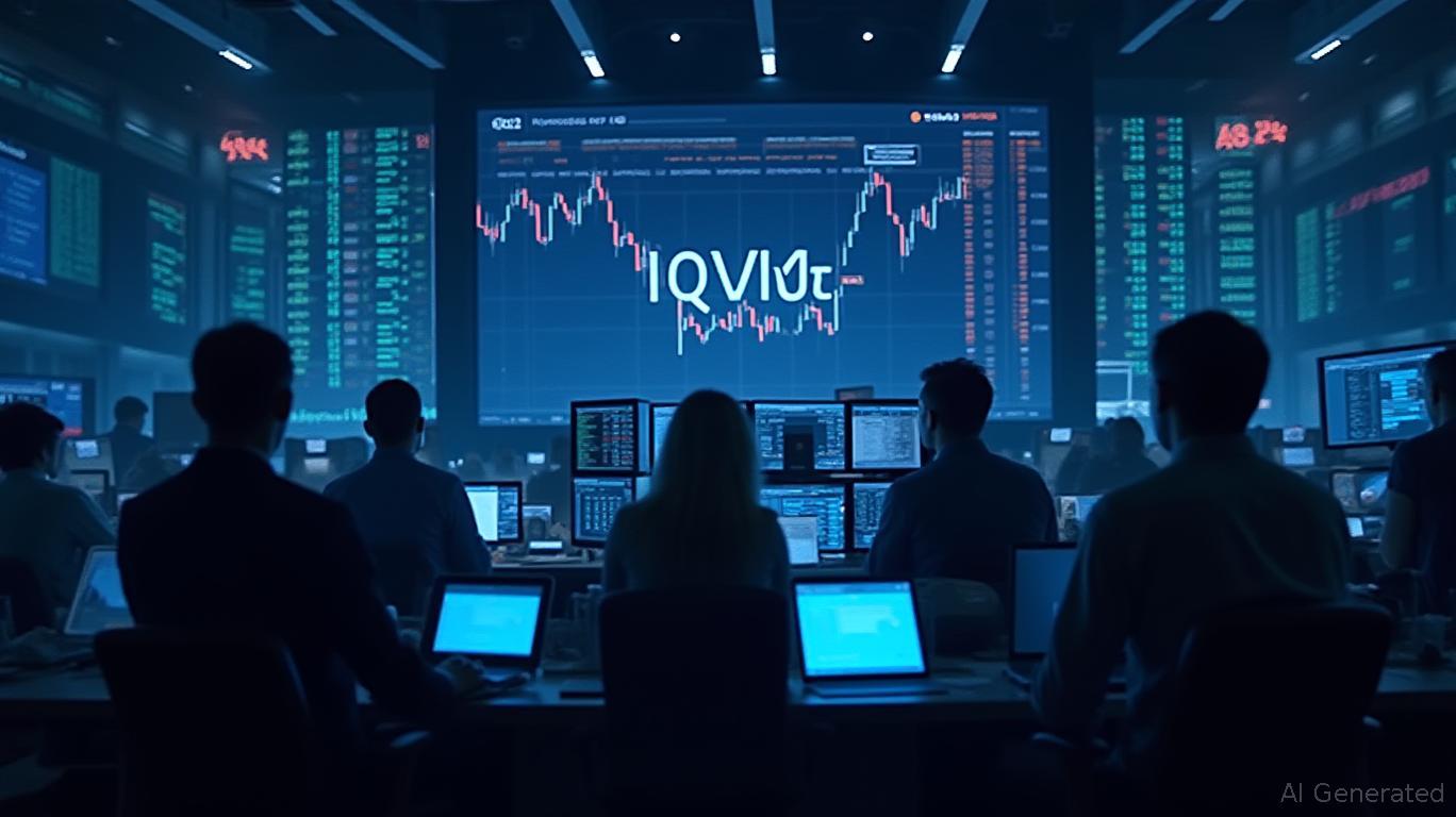 IQVIA Shares Fall 1.55% as $250M Volume Ranks 494th Amid AI Strategy and Surging Earnings Outperformance