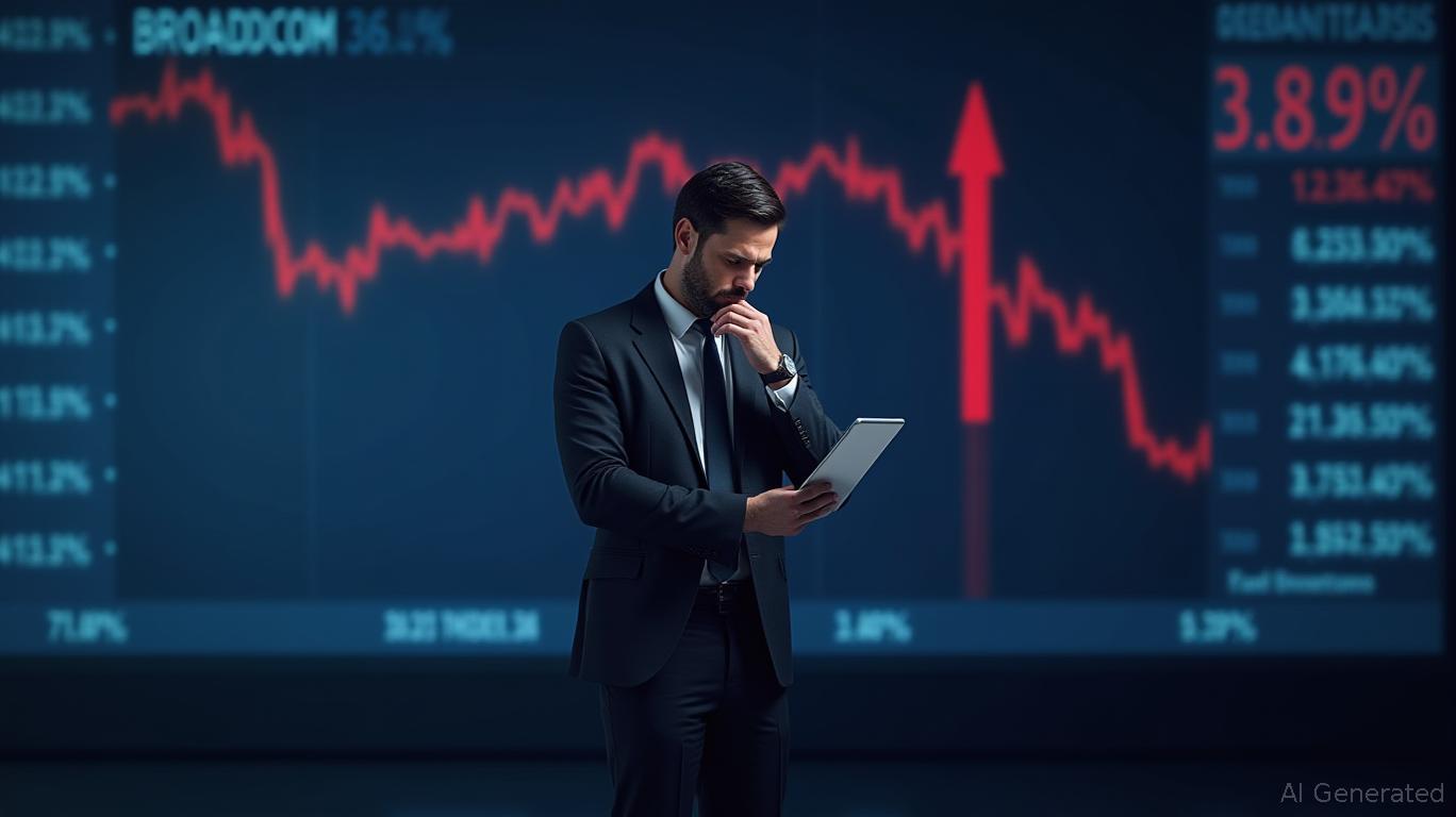 Broadcom Stock Drops 3.89% Amid Market Correction