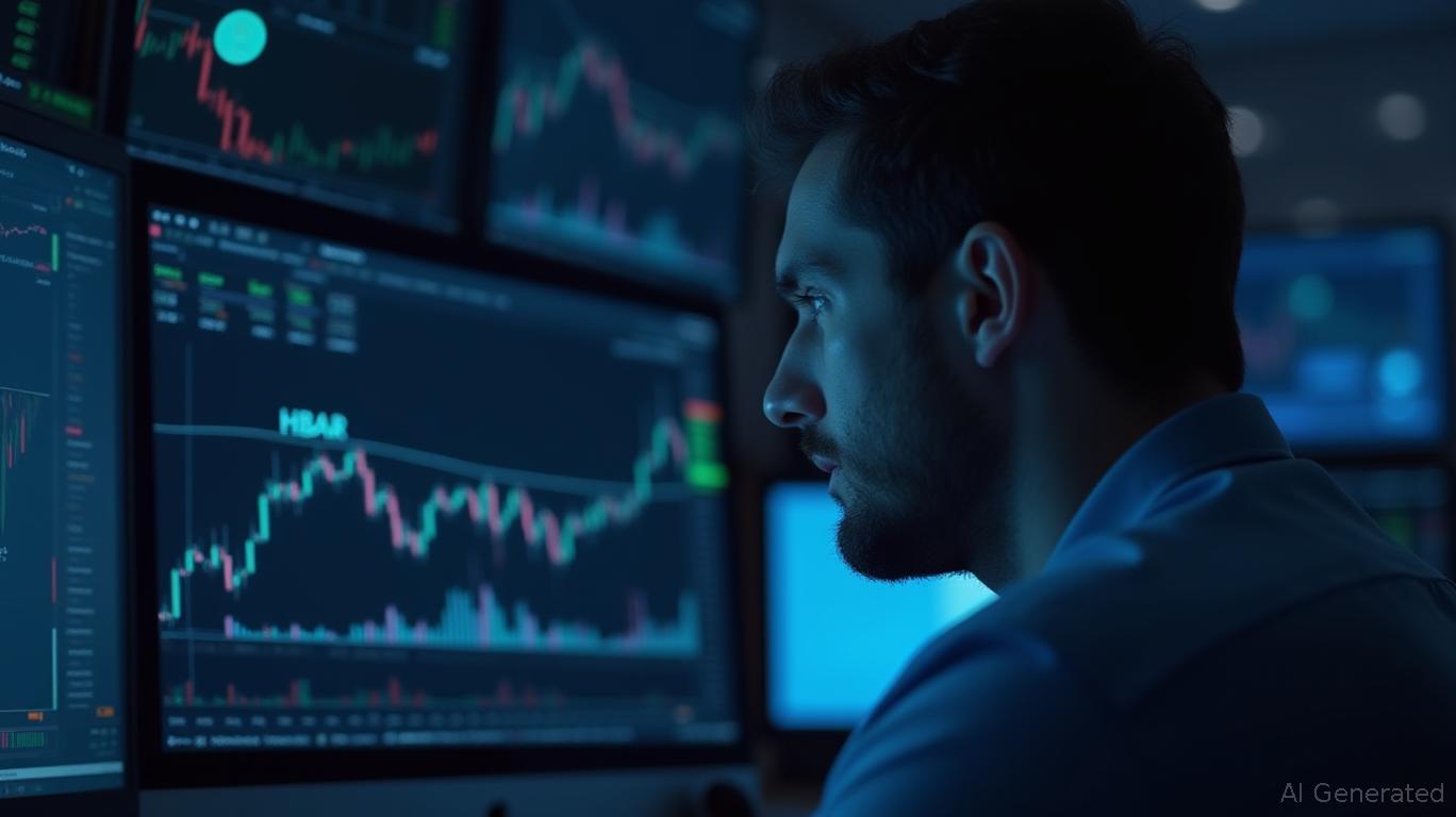 HBAR Tests Key Trendline Amid 13.5% Volume Surge and $0.31 Bullish Target