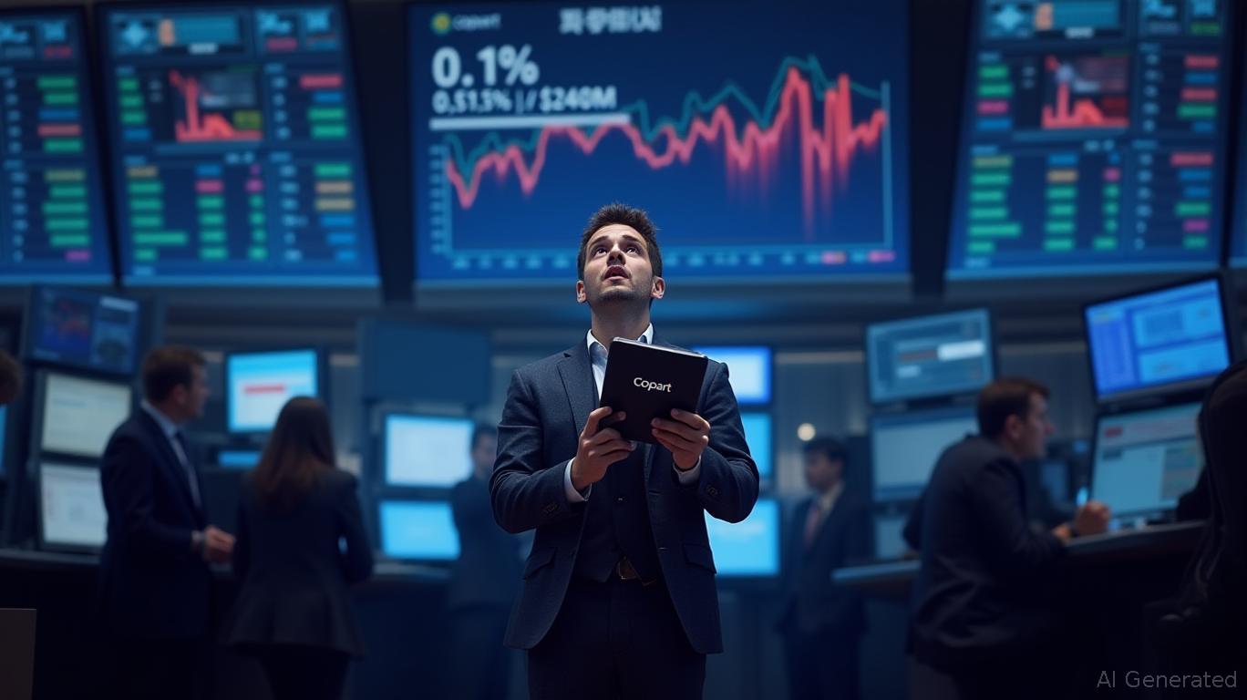Copart Rises 0.51% with $240M Volume as Short Interest Surges to 12.31%—Ranking 459th in Daily Trading Volume