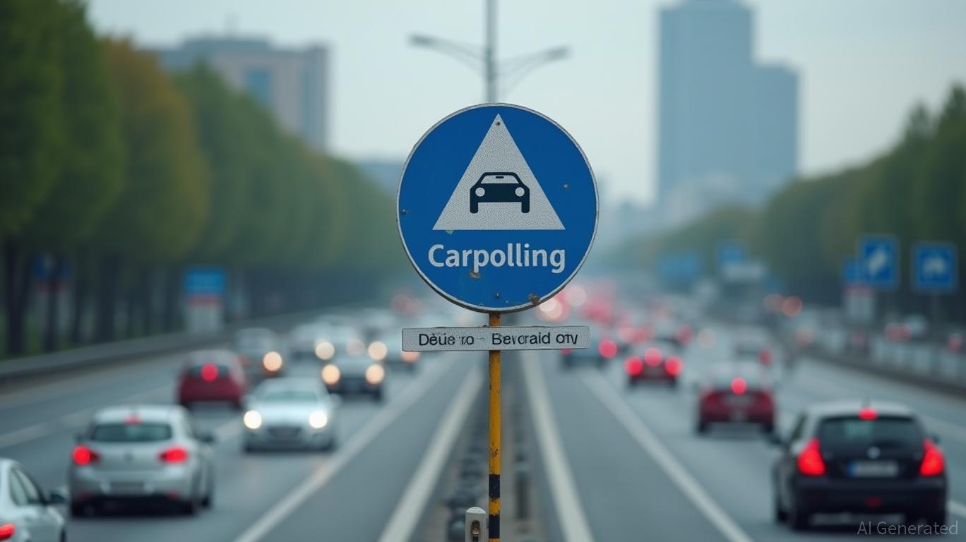 New French Road Sign Warns Drivers of £118 Fine for Ignoring Carpooling Rule