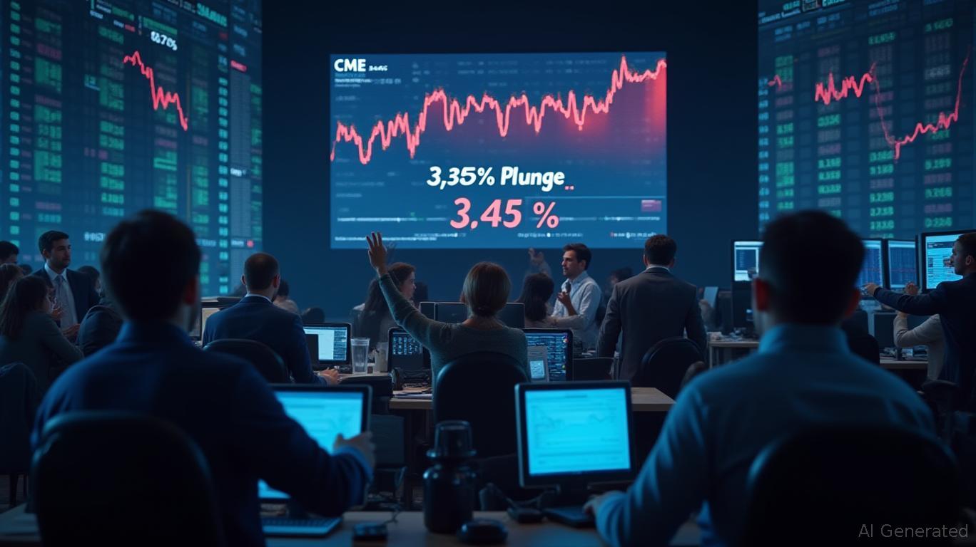 CME Plunges 3.45% as Rate Cut Hopes and Options Volatility Send Volume to 134th Rank
